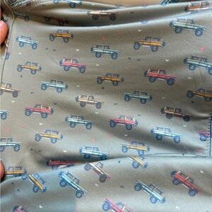 BURLEBO Gray Shirt with Colorful Car Print